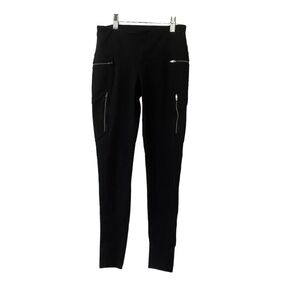 Athleta Black Sly Drifter Zippered Pocket Full Length Activewear Leggings XS